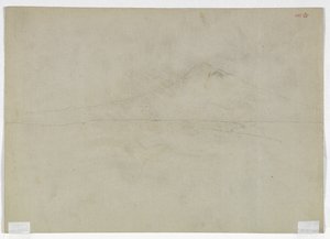 マウンテンビュー（緑の紙に鉛筆） 作： Thomas Cole